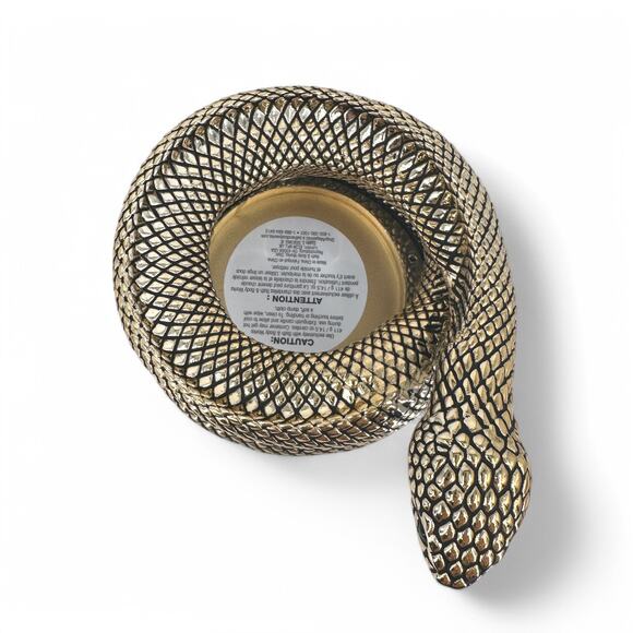 Coiled Snake 3 Wick Candle Holder Bath and Body Works Halloween 2024 - Picture 6 of 7